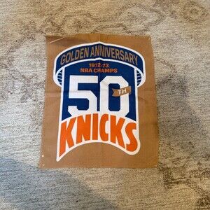 New York Knicks Rally Towel Gold 50th Anniversary 1972-73 NBA Champs SGA